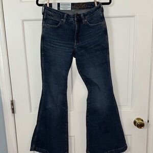 Wrangler Women's Dark Blue Flare Jeans